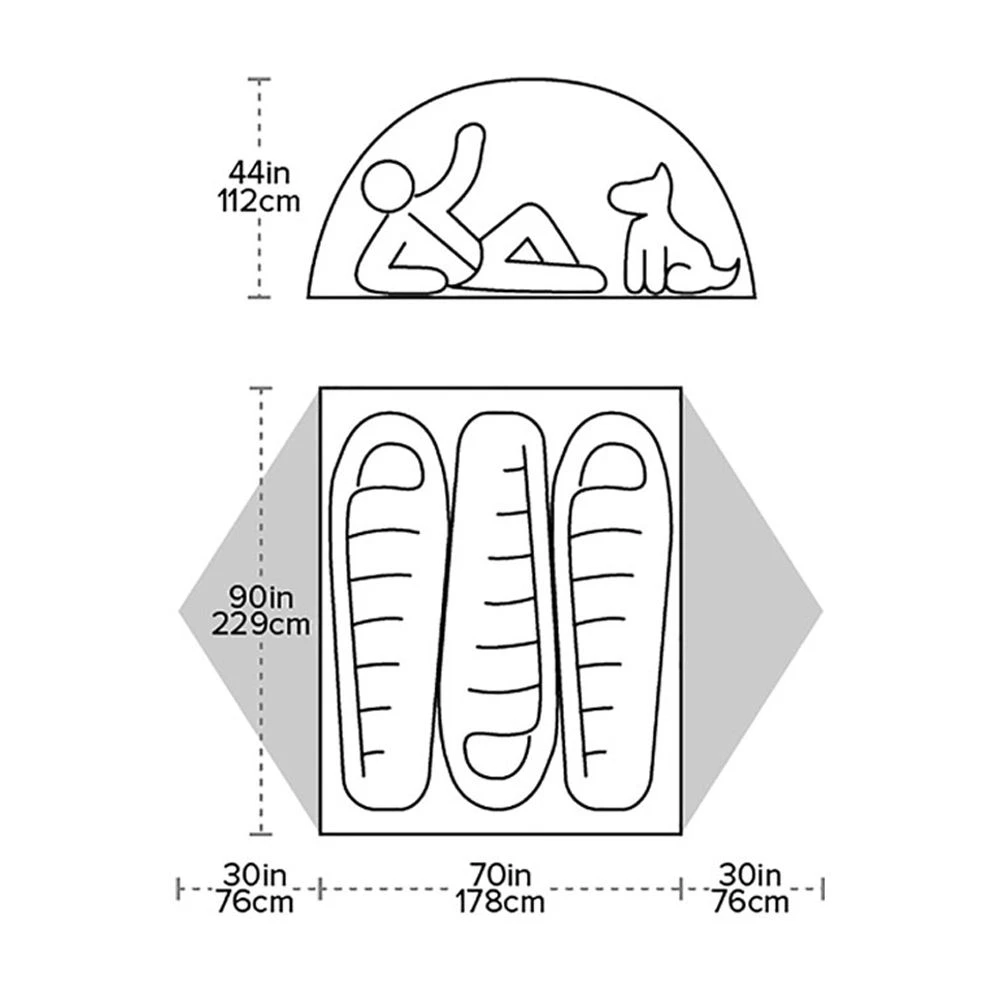Big Agnes Blacktail 3 Person Tent 7 Big Agnes Blacktail 3 Person Tent - Image 5