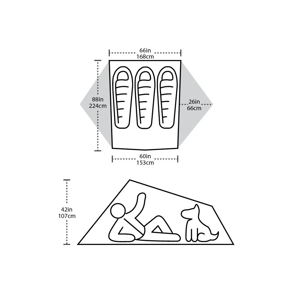 Big Agnes Tiger Wall 3 Platinum 3 Person Tent 7 Big Agnes Tiger Wall 3 Platinum 3 Person Tent - Image 5