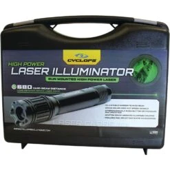Cyclops Green Laser Illuminator With Attachments & Hard Case