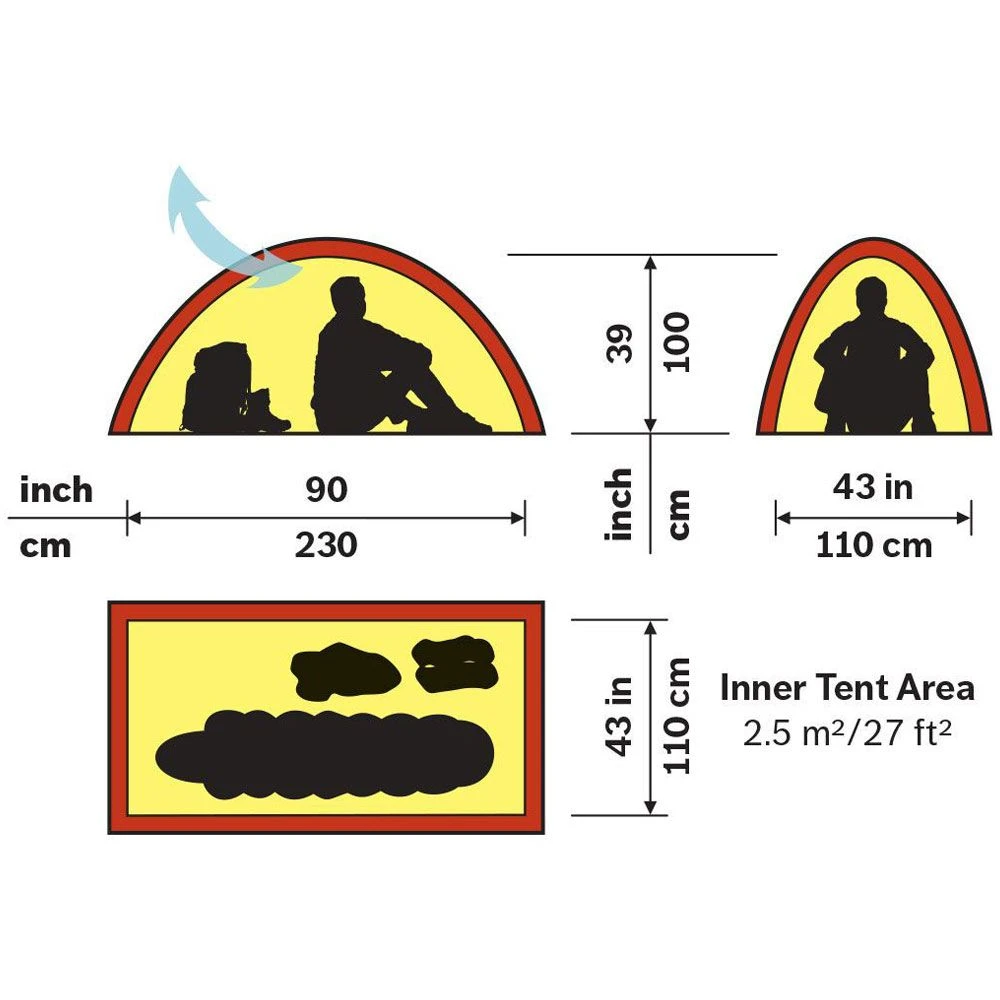 Hilleberg Unna 1 Person Tent 6 Hilleberg Unna 1 Person Tent - Image 4