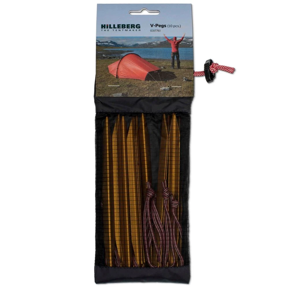 Hilleberg V-Peg 10 Pack Tent Stakes 4 Hilleberg V-Peg 10 Pack Tent Stakes - Image 2