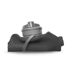 HydraPak Flux Ultra-Light Reusable Water Bottle -BlackOvis hydrapak flux ultra light reusable water bottle 3