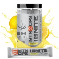 MTN OPS Ignite Trail Packs - Supercharged Energy And Focus -BlackOvis mtn ops ignite trail packs supercharged energy and focus lemonade 1
