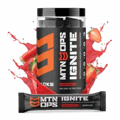 MTN OPS Ignite Trail Packs - Supercharged Energy And Focus -BlackOvis mtnops ignite 20serv splash tigersblood