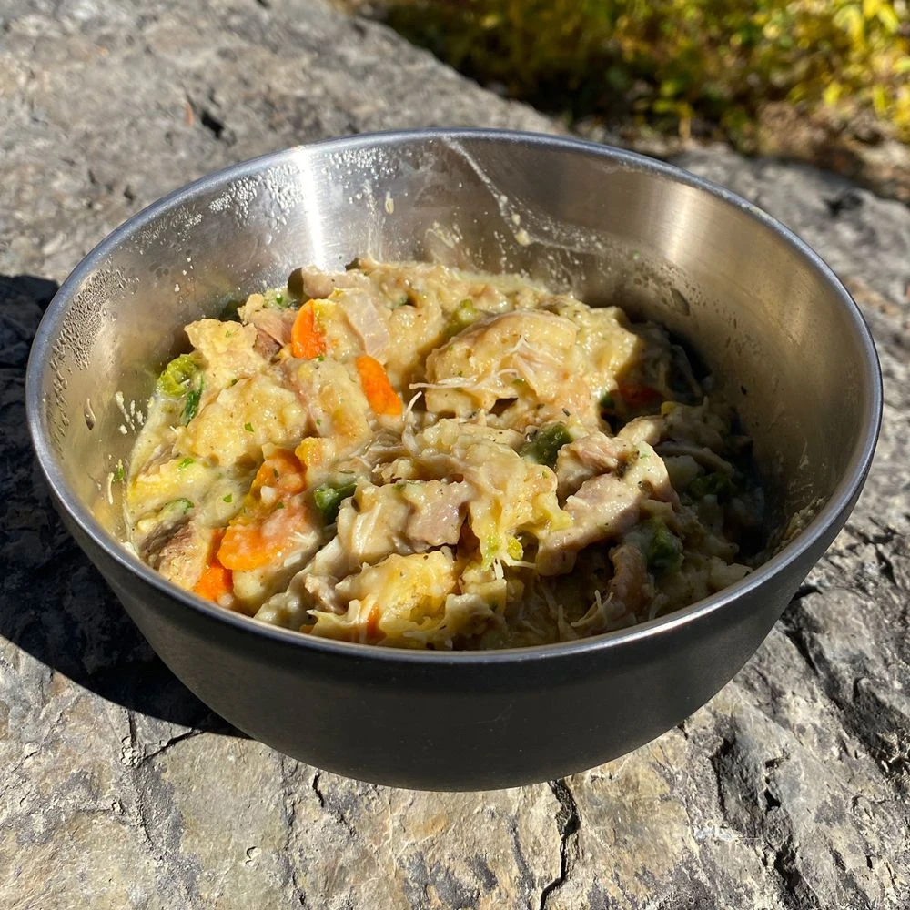 Pinnacle Foods Herb Roasted Chicken And White Cheddar Dumplings Freeze Dried Meal 5 Pinnacle Foods Herb Roasted Chicken And White Cheddar Dumplings Freeze Dried Meal - Image 3