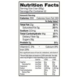 PROBAR Meal Banana Nut Bread Bar - 12 Pack -BlackOvis probar meal banana nut bread nutrition 1