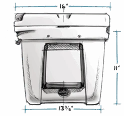 YETI Tundra 45 - Extreme Duty Cooler 10 YETI Tundra 45 - Extreme Duty Cooler -BlackOvis t45 side ext.1466447289