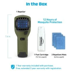 Thermacell MR300 Portable Mosquito Repeller -BlackOvis thermacell repellent included