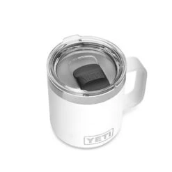 BlackOvis 11 BlackOvis -BlackOvis yeti rambler 10oz stackable mug with magslider lid white