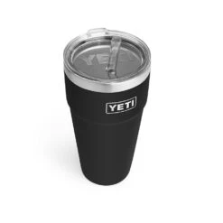 Yeti Rambler 26oz Stackable Cup With Straw Lid 9 Yeti Rambler 26oz Stackable Cup With Straw Lid -BlackOvis yeti rambler 26oz stackable cup with straw lid black