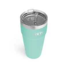 BlackOvis 7 BlackOvis -BlackOvis yeti rambler 26oz stackable cup with straw lid seafoam