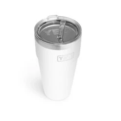 Yeti Rambler 26oz Stackable Cup With Straw Lid 8 Yeti Rambler 26oz Stackable Cup With Straw Lid -BlackOvis yeti rambler 26oz stackable cup with straw lid white