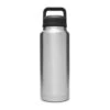 Yeti Rambler 36 Oz Bottle With Chug Cap -BlackOvis yeti rambler 36 oz bottle with chug cap stainless steel